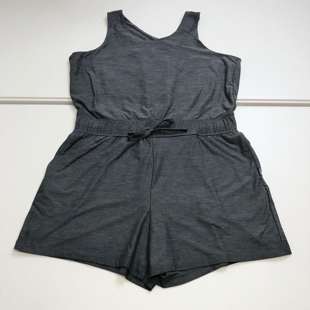 Kuhl Women’s Large Granite Heather High Performance Soft Knit Revivr Romper